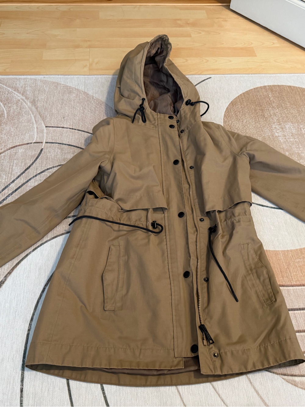 From Plenty -  XSmall Beige Fall Jacket